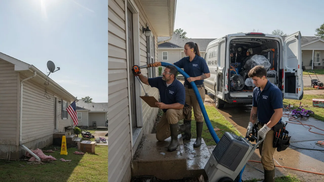Ceiling Water Damage Restoration in Pittsfield, ME near me